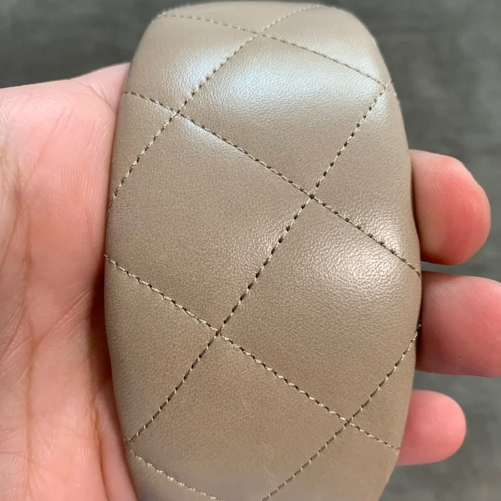 Burberry Quilted Leather Women's Headband - Picture 2 of 5